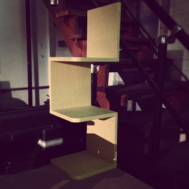 Corner Bookshelf