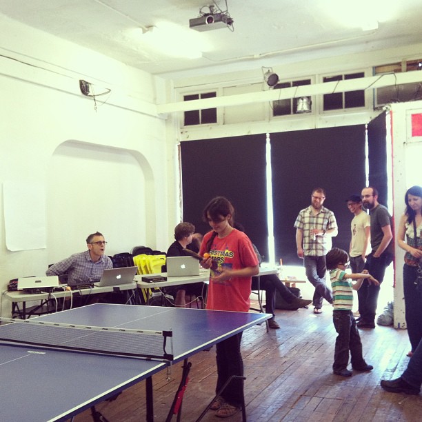 Improvised Sound Ping Pong Tournament